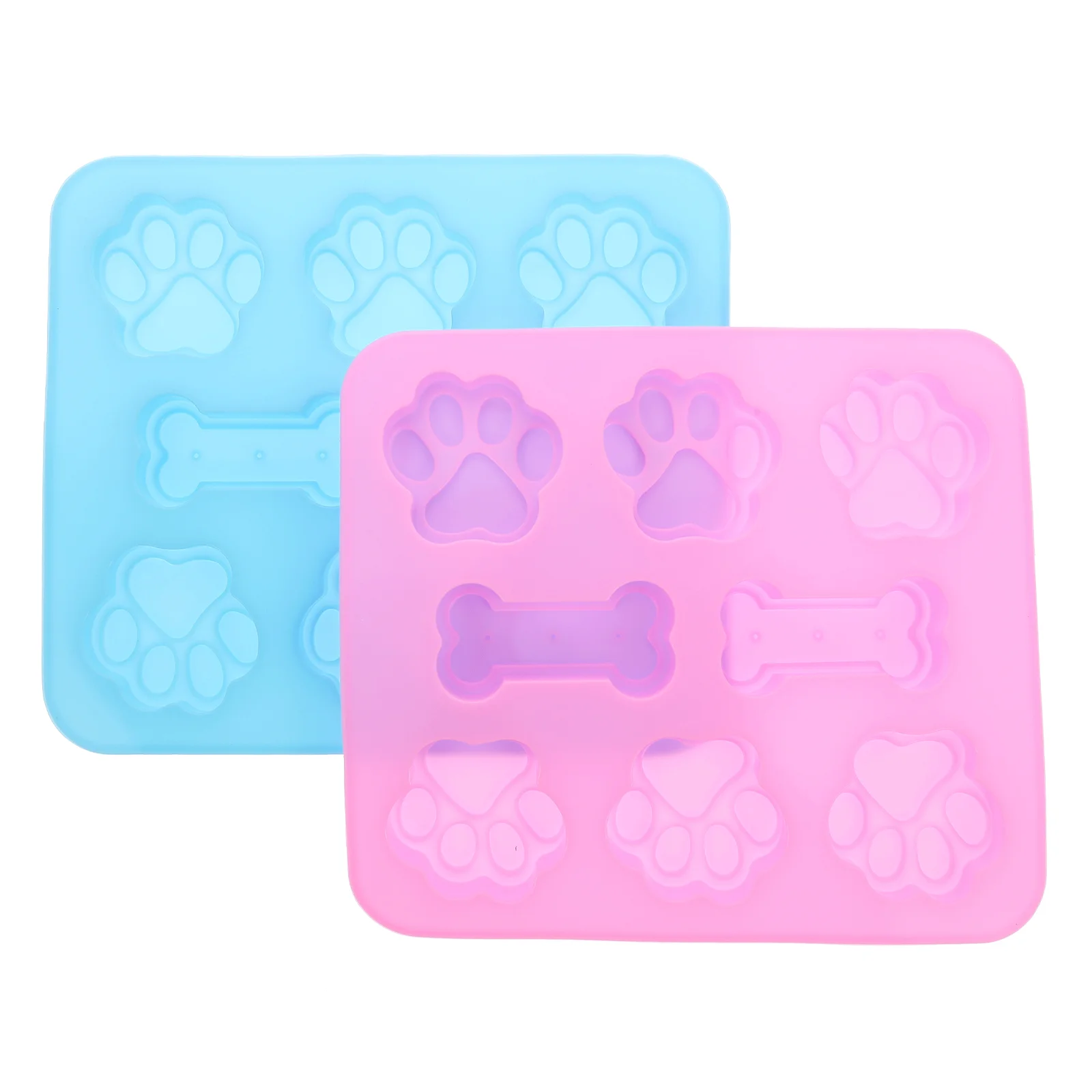 

2pcs Reusable Lightweight Practical Silicone Cake Molds for Family Co-worker