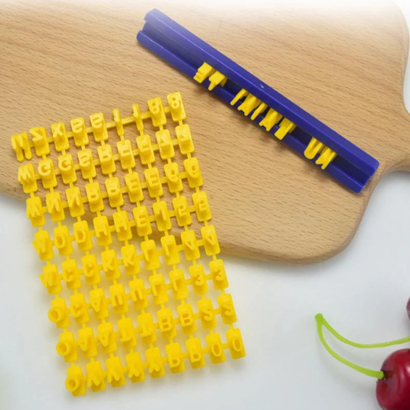 Форма для печенья с буквами и цифрами английская буквенно-цифровая печать форма