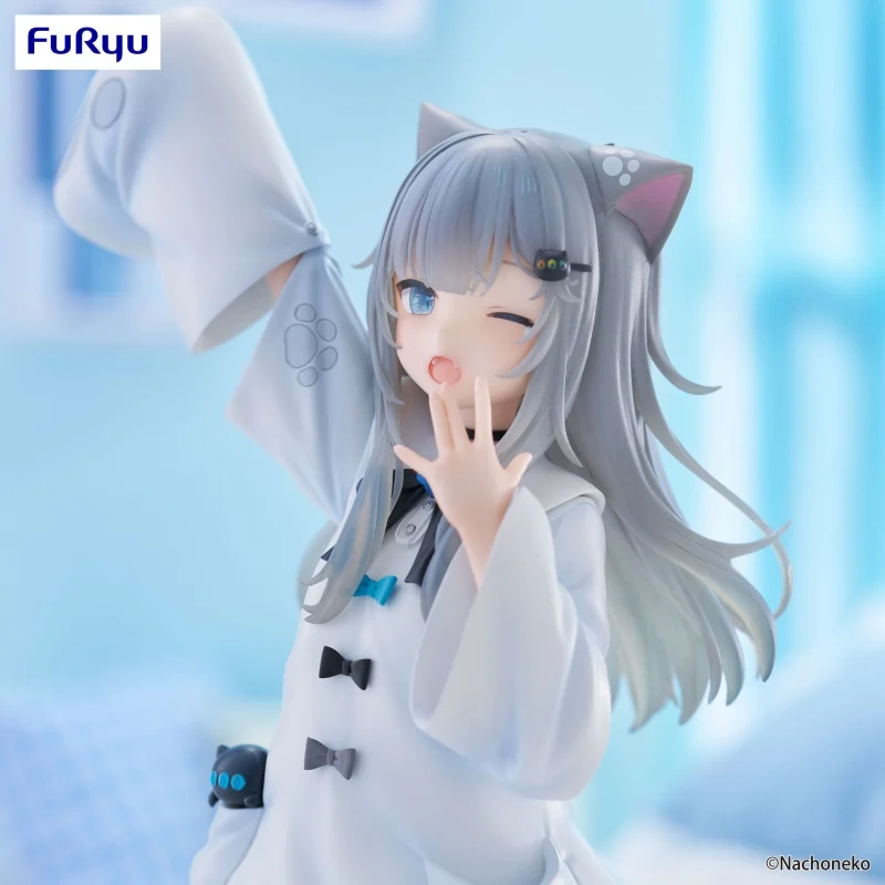 Фото Оригинальная аниме-фигурка Furyu Trio-Try-It: Наконеко Некоха, Шизуку — Милая кошкодевочка, коллекционная модель, украшение для рабочего стола, сувенир, подарок №4