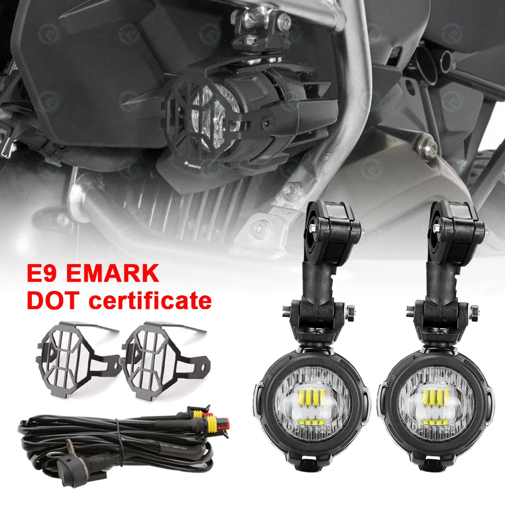 

R1200GS 40W Motorcycle LED Fog Lights Auxiliary Assembliy For BMW R1200GS F850GS F750GS F 850GS 750GS 1250GS GS LC Adventure