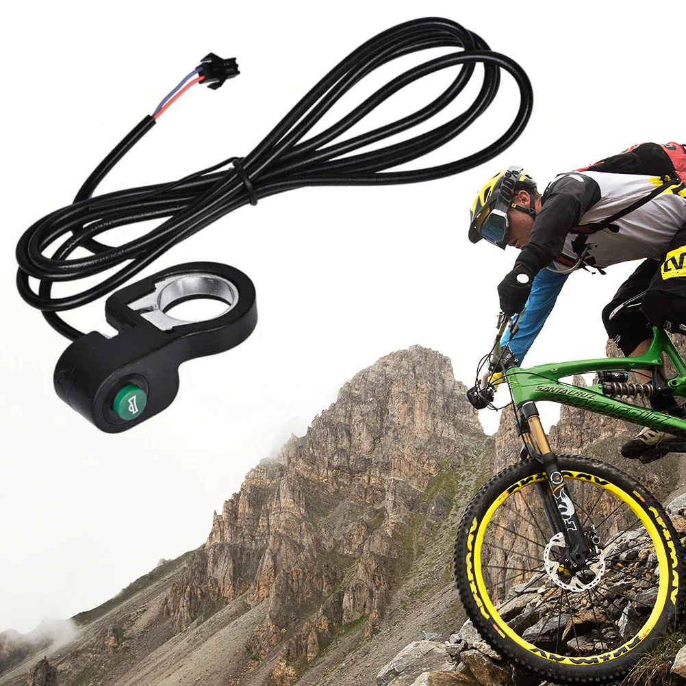 

Universal Touch Handlebar Horn Button for Electrombile Motorbike (Black)