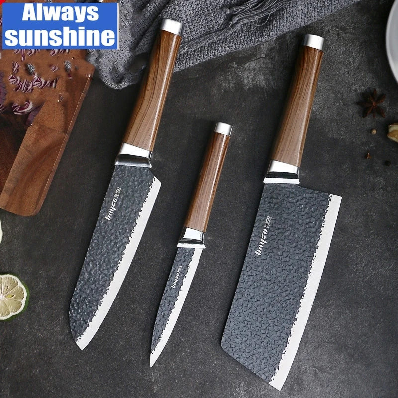 

stainless steel knives set of 3 - kitchen supplies