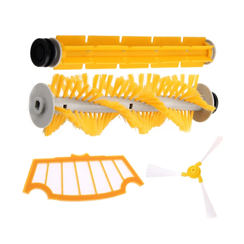 

(A320/A325/A330/A335/A336/A337/A338) Spare part for Robot Vacuum Cleaner, Hair Brush,Rubber Brush,Side Brush,HEPA Filter