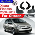 Набор литых автомобильных брызговиков для Citroen Xsara Picasso 2000-2012, брызговики, передняя и задняя фары 2011