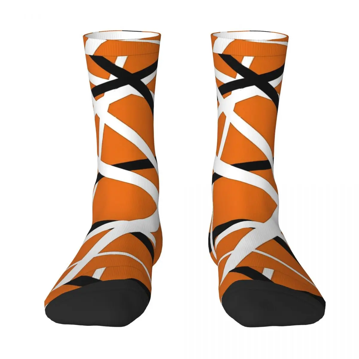 Носки Van Halen белые черные линии современные чулки пара средних мягких уличных