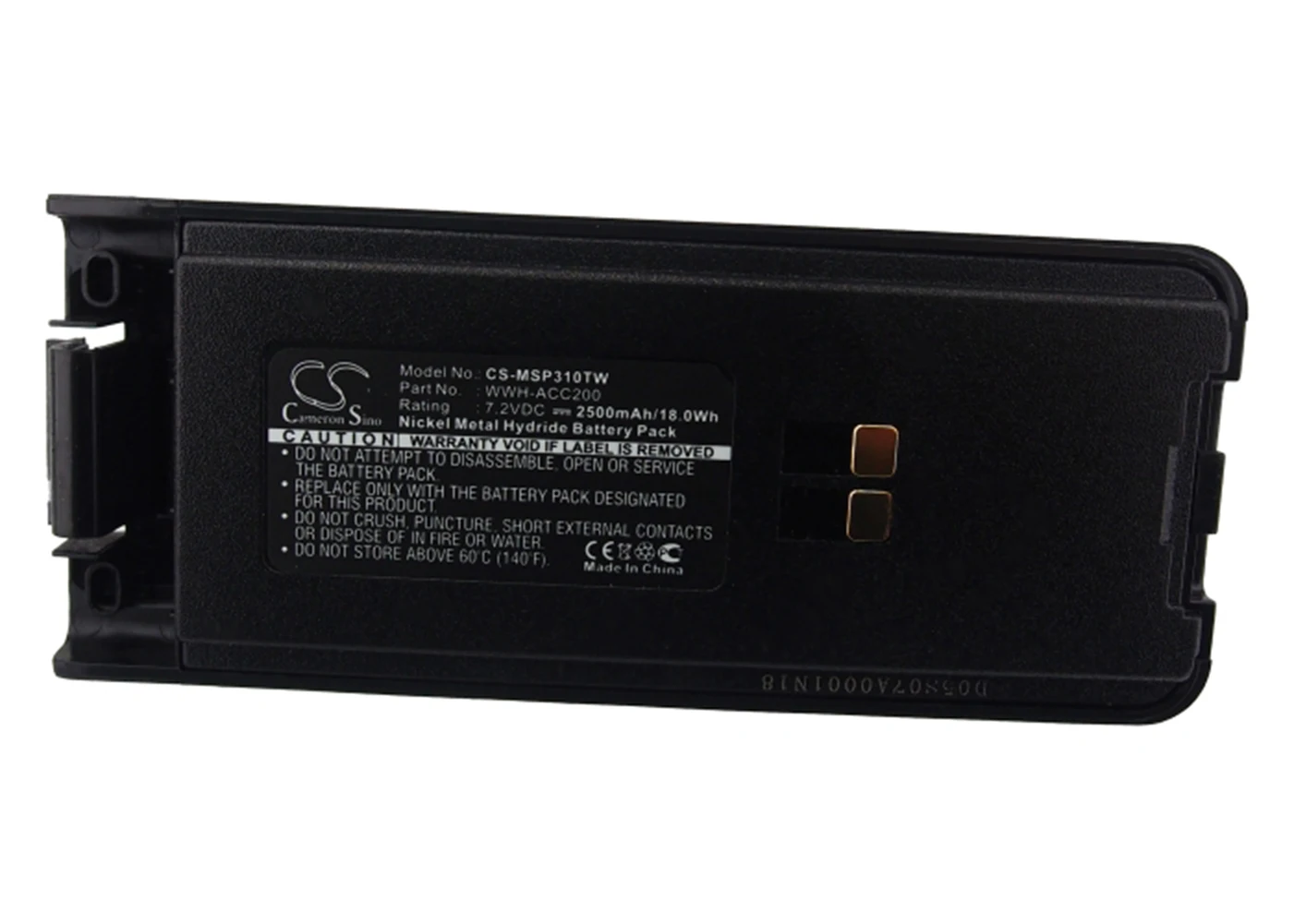 

Cameron Sino 2500mA Battery for Maxon SP300,SP310,SP320,SP330,SP340 WWH-ACC200