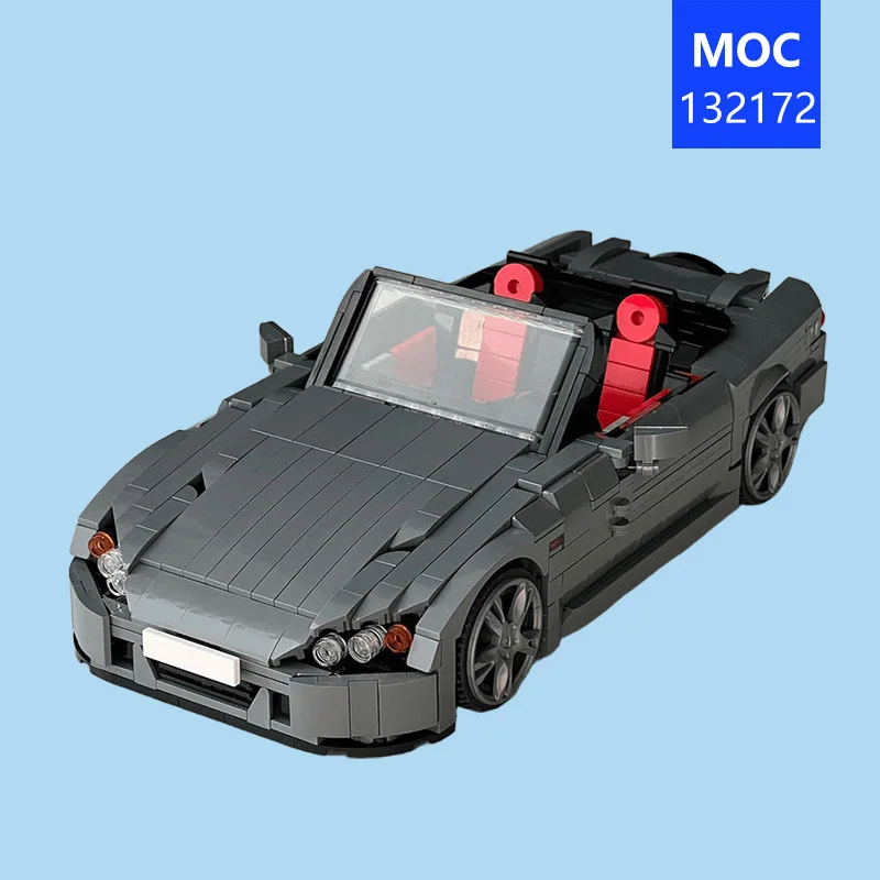 Фото Лучший выбор: модель суперкара-кабриолета MOC-132172, 1249 деталей, техническая развивающая игрушка, игрушка для тренировки концентрации, праздничный подарок №1
