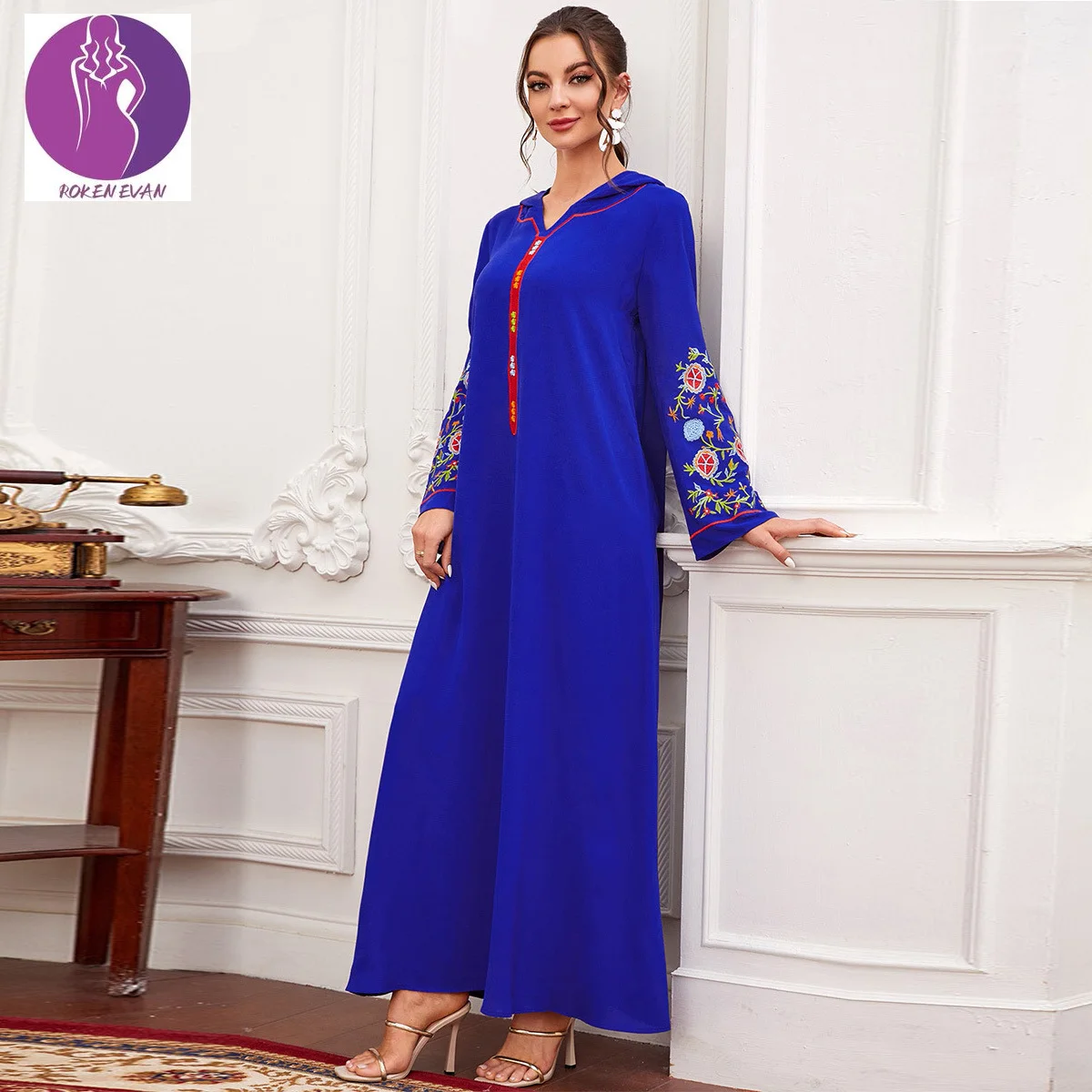 2022  Abayas For Women Dubai Indian Dress Fashion Chiffon Black Long Light Luxury Muslim Moroccan Kaftan Dress