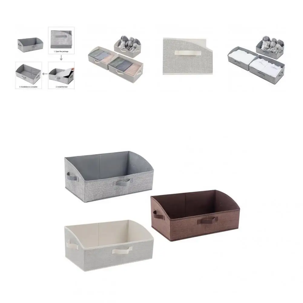 

High Capacity Trapezoidal Design Home Organizer Storage Cube Basket for Office