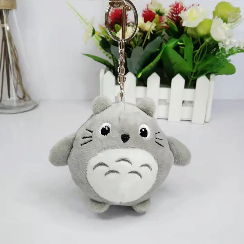 

Милый мультяшный кулон, плюшевая кошка, Шиншилла, костюм, сумка, брелок, подвеска, кавайная Милая Мини-кукла, украшение для дома, Тоторо, плюш...