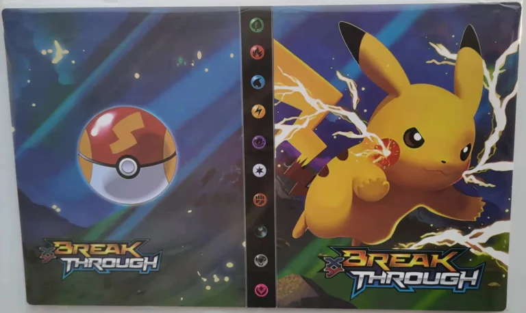 

2022 New 240 Pokemon 3D Card Collection Album Binder Children's Favorite Birthday Gift Anime Surrounding Game Loading Storage