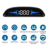 car hud head up display digital gps navigation speedometer gps dual system with speedtimedirectionmileage vehicle overspeed