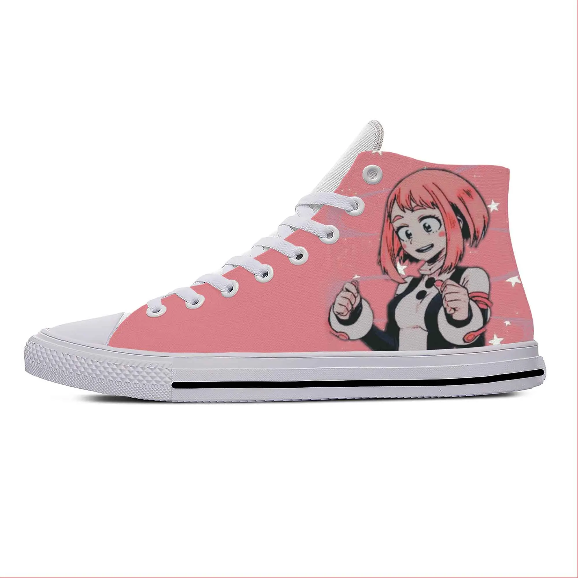 

Лидер продаж, повседневные тканевые кроссовки с аниме героями мультфильмов моя геройская Академия урарака охако, легкие дышащие кроссовки ...