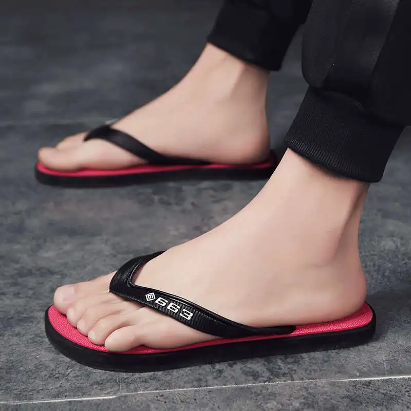 

Large Size Leather Sandals Designer Luxury 2022 Brand Men Slippers Tenis Masculino Men's Summer Flip Flops Shoes For Man Tennis