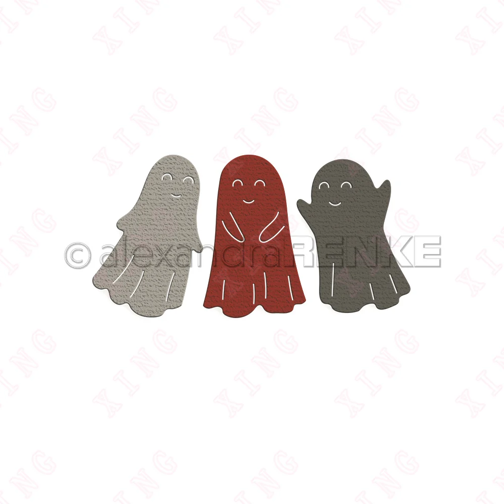 

Christmas New Metal Cutting Dies Diy Scrapbook Paper Craft Handmade Decoration Embossed Mold 2022 Arrival Three Sweet Spooks Die