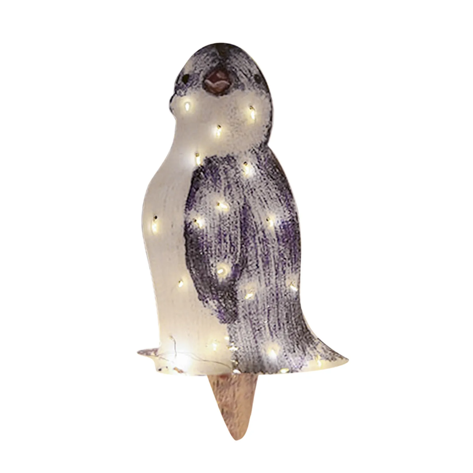 

Holiday Light-Up Decoration Christmas Ornament Penguin Penguin Brightening Decoration Crafts