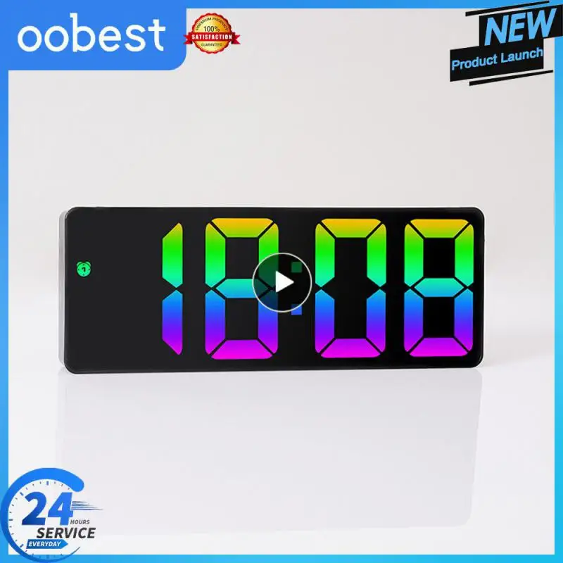 Adjustable Desktop Intelligent Clock Bedside Numbers Household Multiple Modes Multi-function
