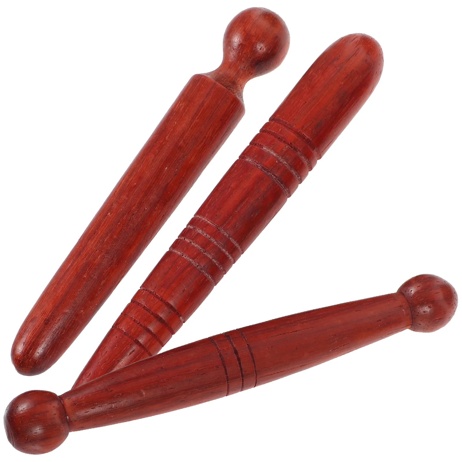 

3 Pcs Point Stick Acupressure Body Massager Reflexology Socks Rosewood Massagers