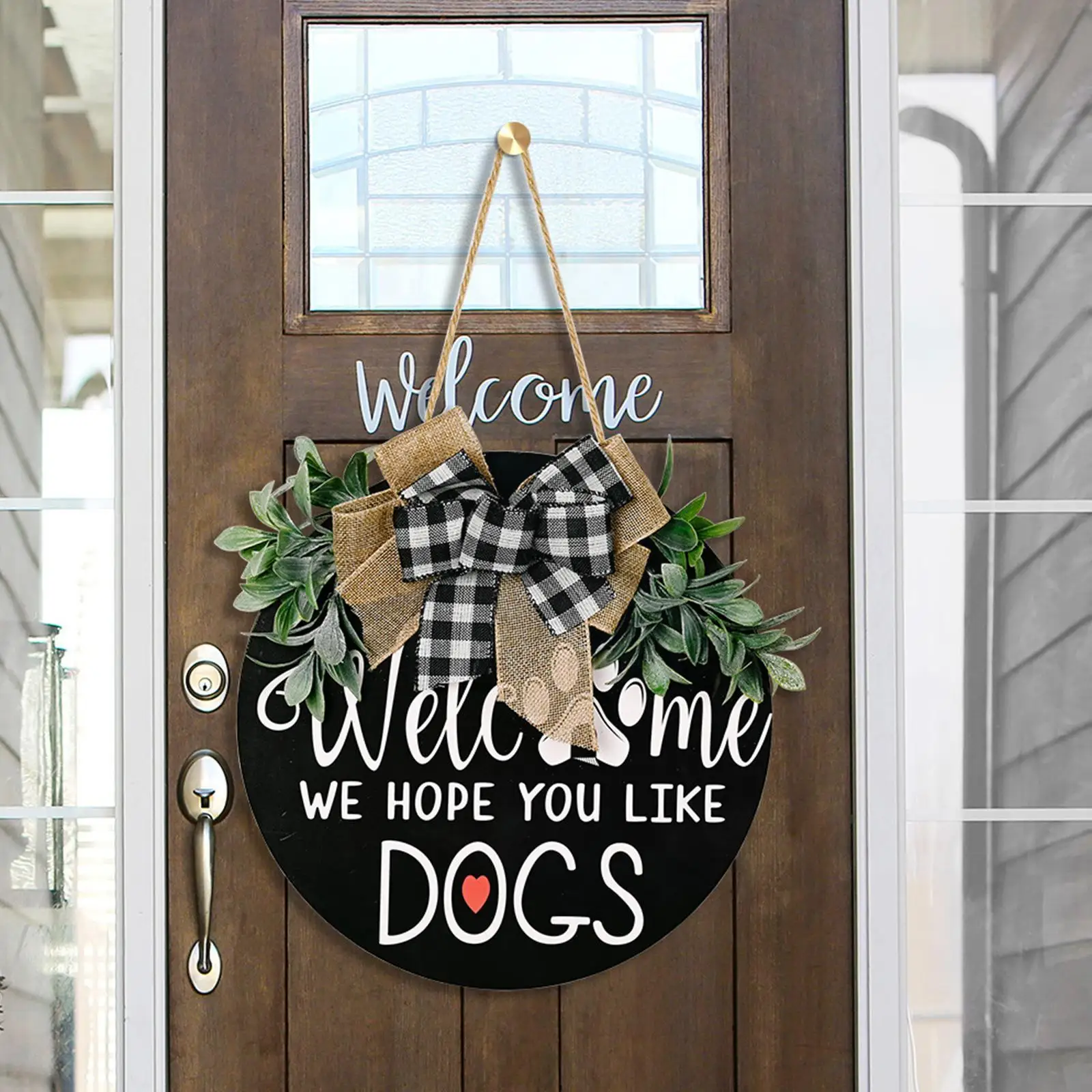

2022 Wooden American Countr House Number Retro Pendant Easily Decor Plaque Christmas Garden Home Art Decor Double-sided Han D0n6