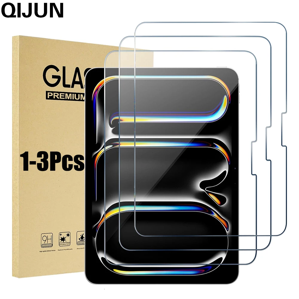 3 шт. прозрачное устойчивое к царапинам закаленное стекло для iPad Pro 13 A2926 A2925 и 2024