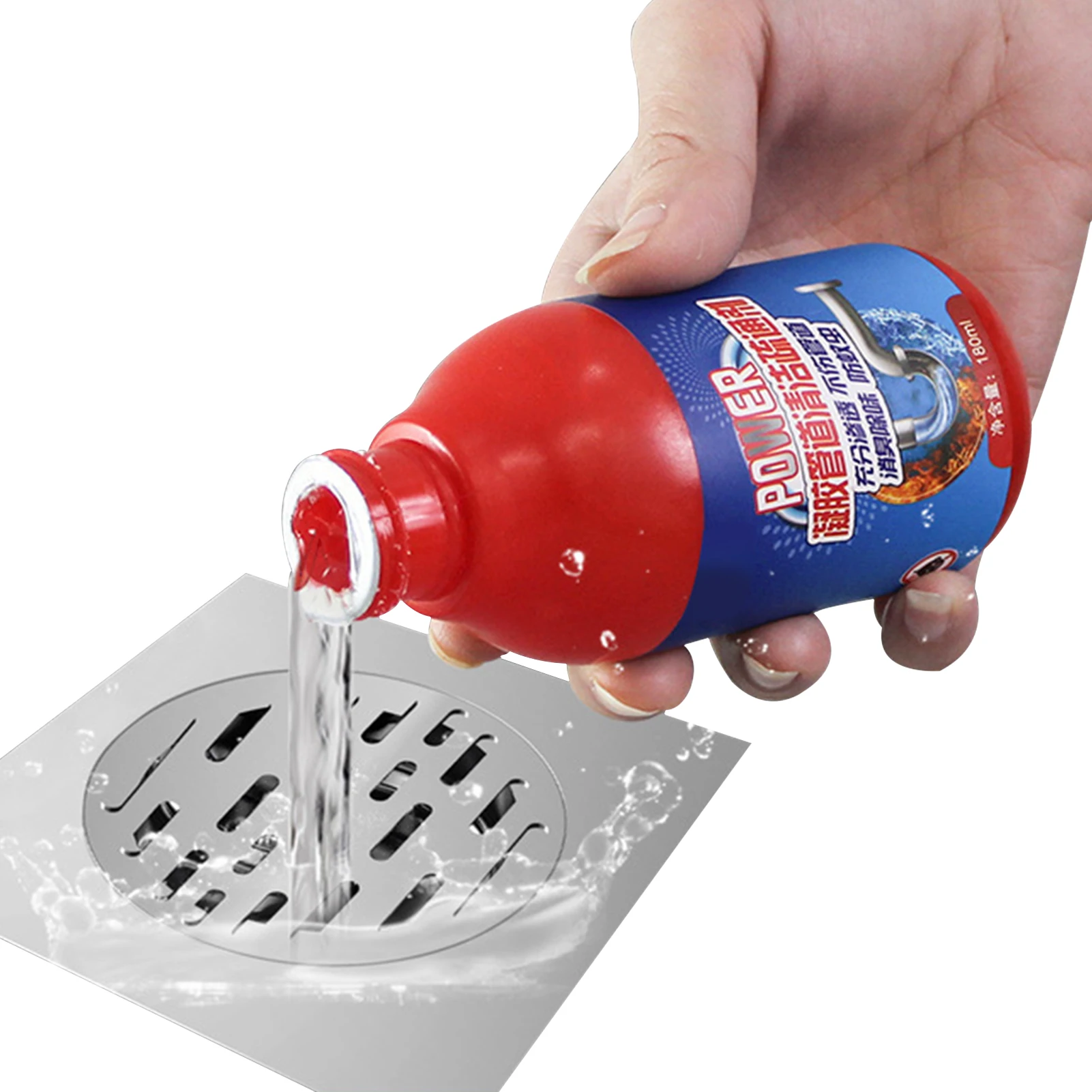 

Drain Cleaners 180ml Pipe Dredge Deodorant Super Clog Remover For Kitchen Toilet Pipe Dredging Works On Main Lines Sinks Tubs