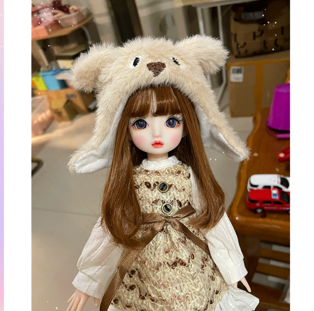 

Doll with Fashion Suit 30cm 22 Movable Jointed Dolls Toy Accessories Clothes Suit for BJD Doll DIY Toy for Girls
