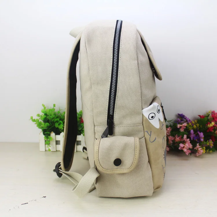 Ghibli Totoro Boys Girls School Books Bags for Teenage Girls Kawaii College Student Book Bag Rucksack Women Laptop Backpack