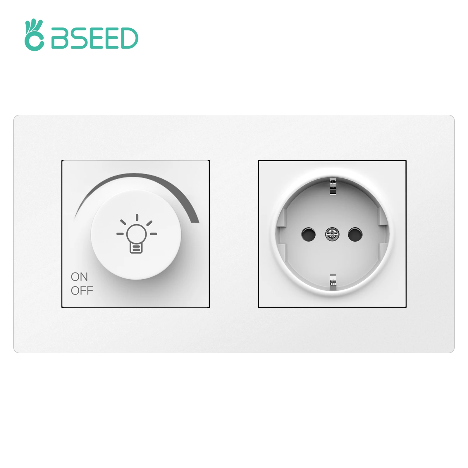 Диммерный выключатель BSEED с розеткой USB Type-C