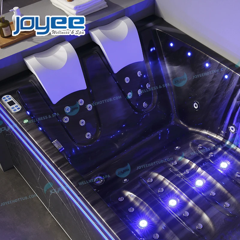 Угловая Ванна JOYEE для 2-4 человек современный дизайн прямоугольная Массажная