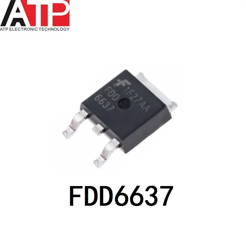 

(5 шт.) новый оригинальный FDD6637 от 6637 до-252 микросхема IC MOSFET P-CH 35V 13A/55A DPAK