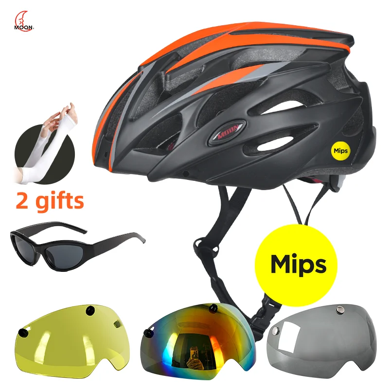 MOON Шлем для горного велоспорта с Mips, красный | AliExpress