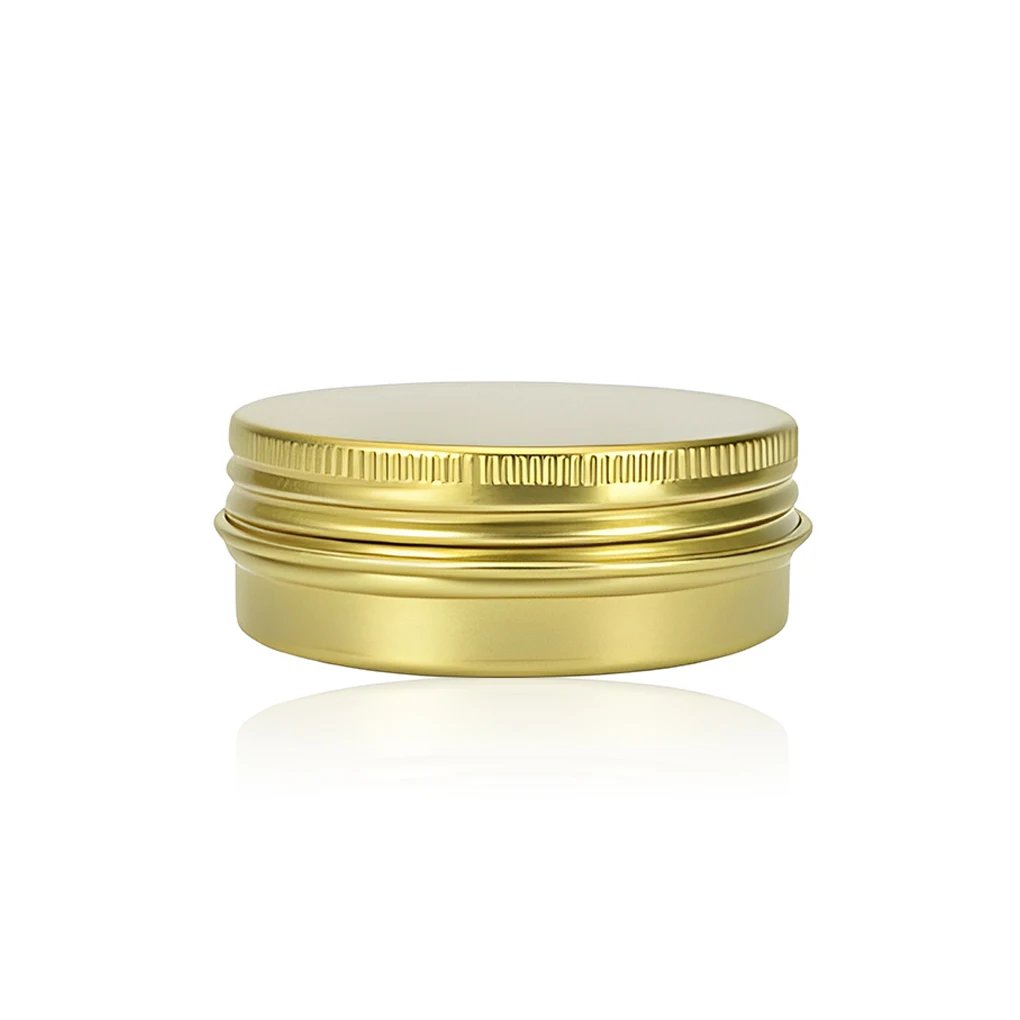

Aluminum Round Jar Bottle Screw Box Cosmetic Container Empty Makeup Tea Cans Canister Packaging Aromatherapy Pot