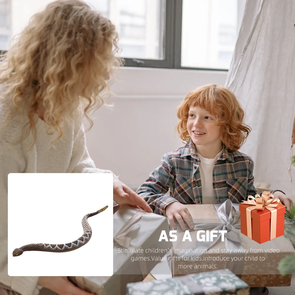 Гибкая имитационная модель змеи украшения на Хэллоуин детская игрушка