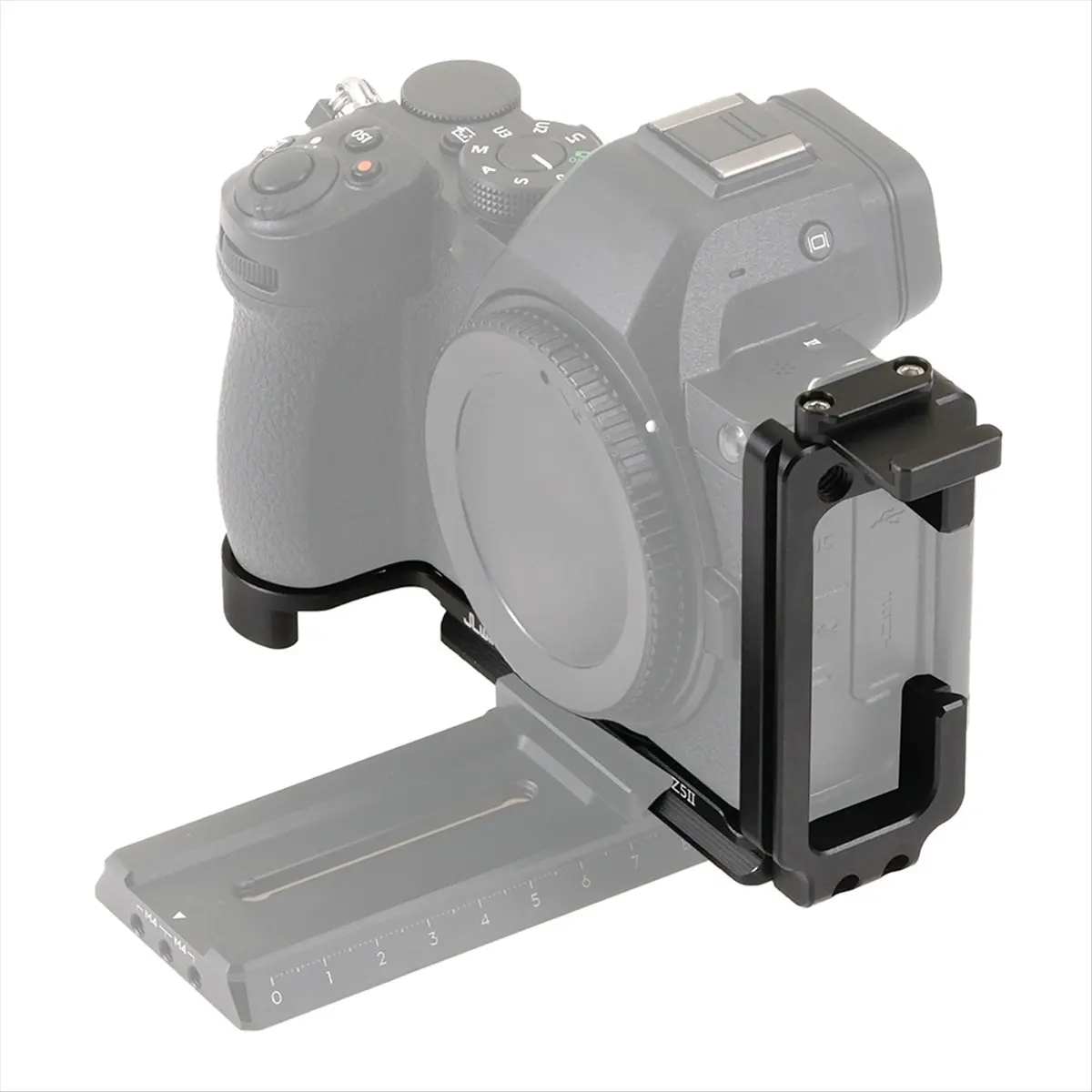 Быстросъемная L-образная пластина N05R JLWIN для Nikon Z5 II, совместимая с Arca, с креплением Cold Shoe для DJI Ronin RS (art.: 3920db14ff16c) - 3920db14ff16c