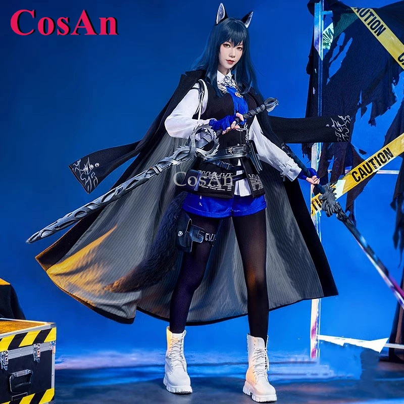 Фото Костюмы для косплея CosAn Game Arknights Texas The Omertosa, милые элегантные боевые униформы, одежда для ролевых игр на Хэллоуин, размеры S-XL №3