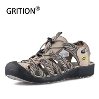 grition women sandals beach summer breathable toecap sport outdoor shoes lightweight rubber female casual comfort hiking 2021