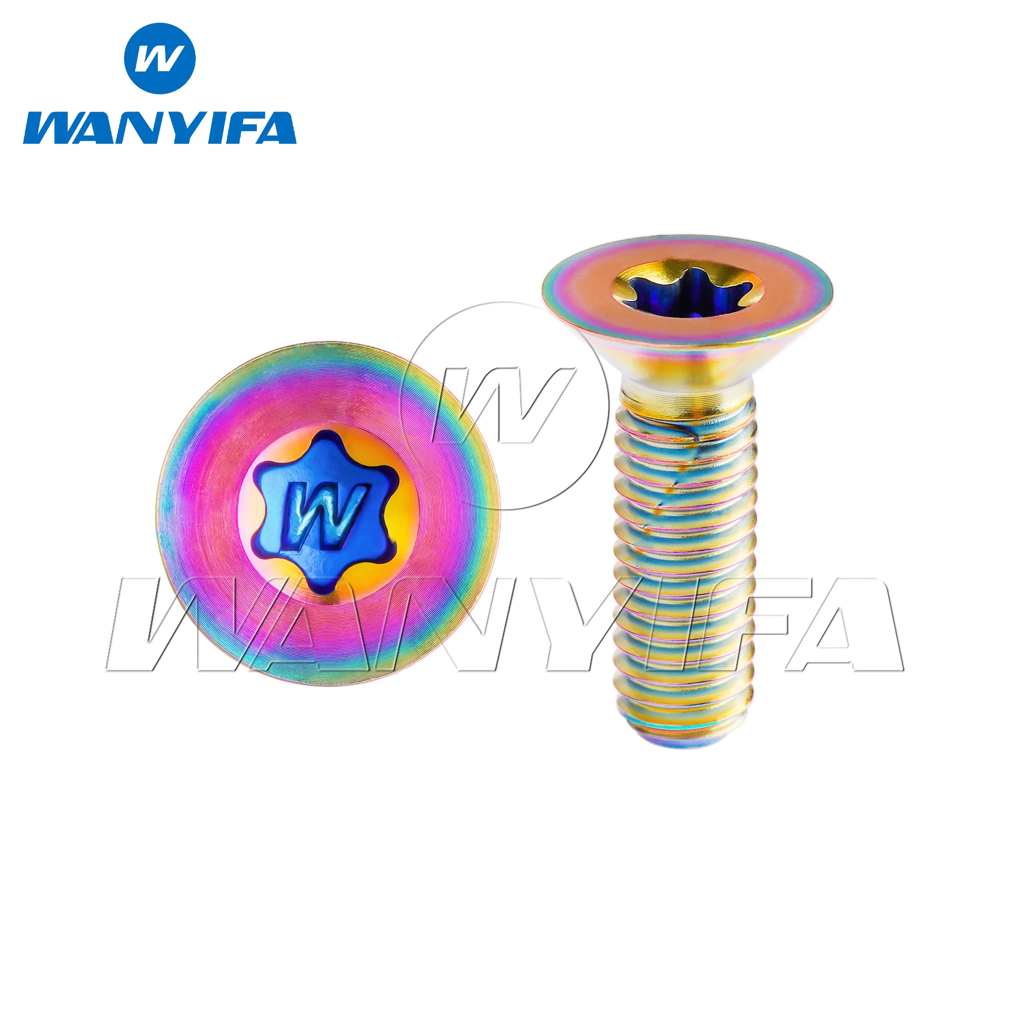 

Титановые болты Wanyifa M4/M5 с потайной головкой Torx