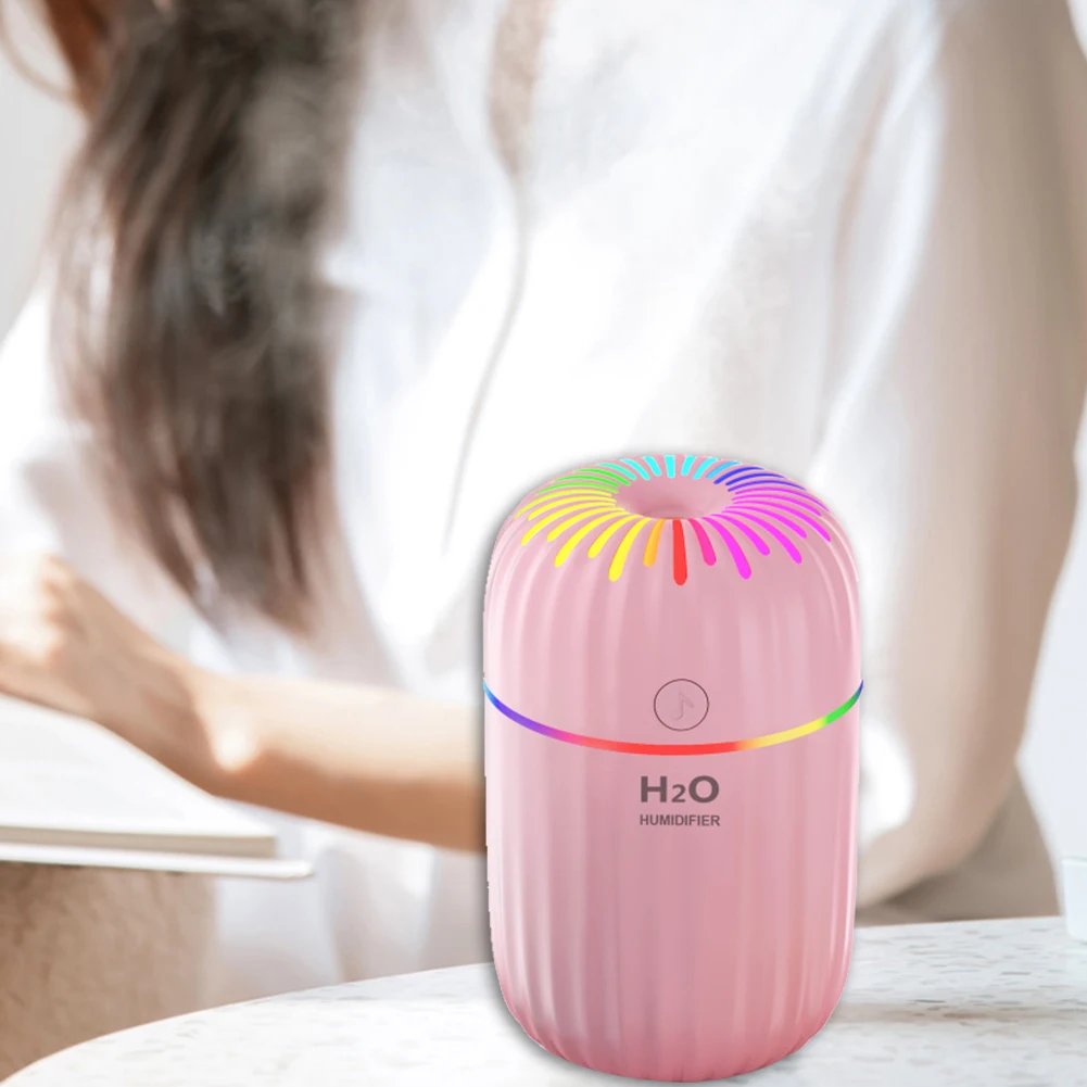 

USB Rechargeable Air Humidifier Mist Sprayer Aroma Diffuser Bedroom Ornament Supply Office Car Air Freshener Decoration