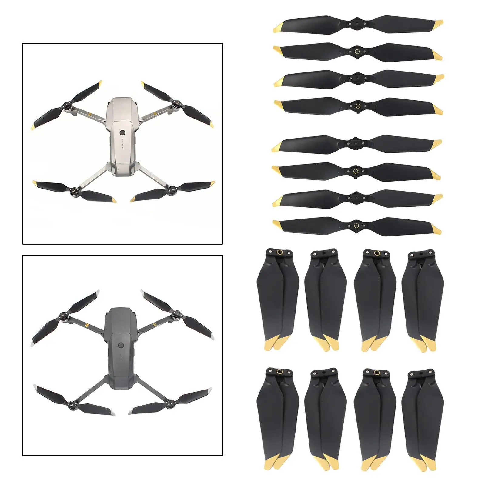 

16Pcs Low-Noise 8331F Propellers for