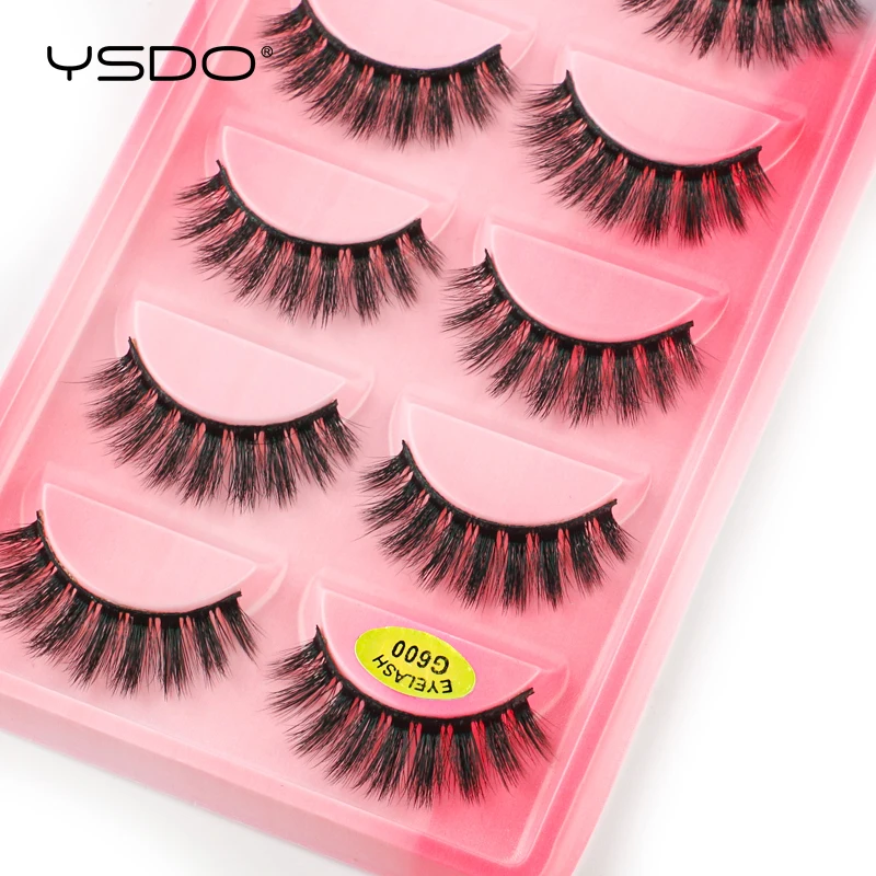 

YSDO 3/5 Pairs 3D Mink Lashes Natural Mink False Eyelashes Dramatic Cilios Faux Cils Makeup Fake Eyelashes Extension Maquiagem