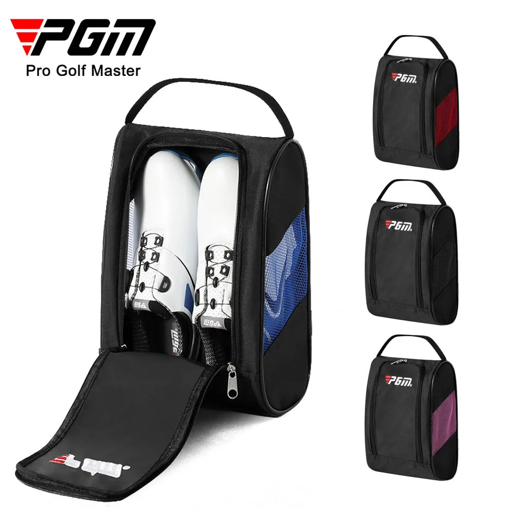 Pgm portable mini golf shoe bag nylon carrier bag golf frame lightweight breathable bag packaging T-shirt bag sports accessories