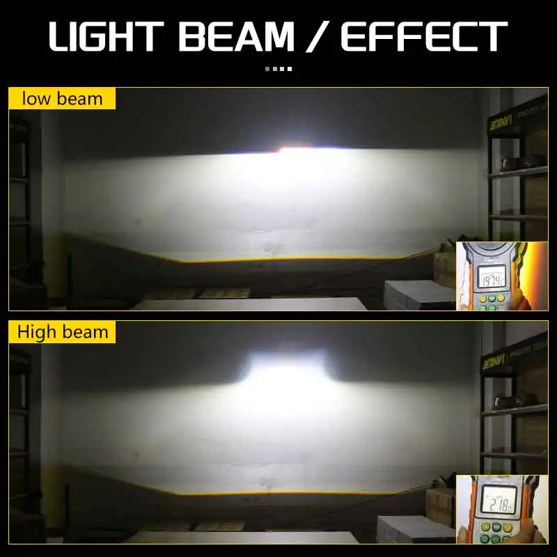 SANVI 2 5 дюйма S6 Bi светодиодная фара с линзой проектора H4 H7 9005 9006 Авто ангельскими