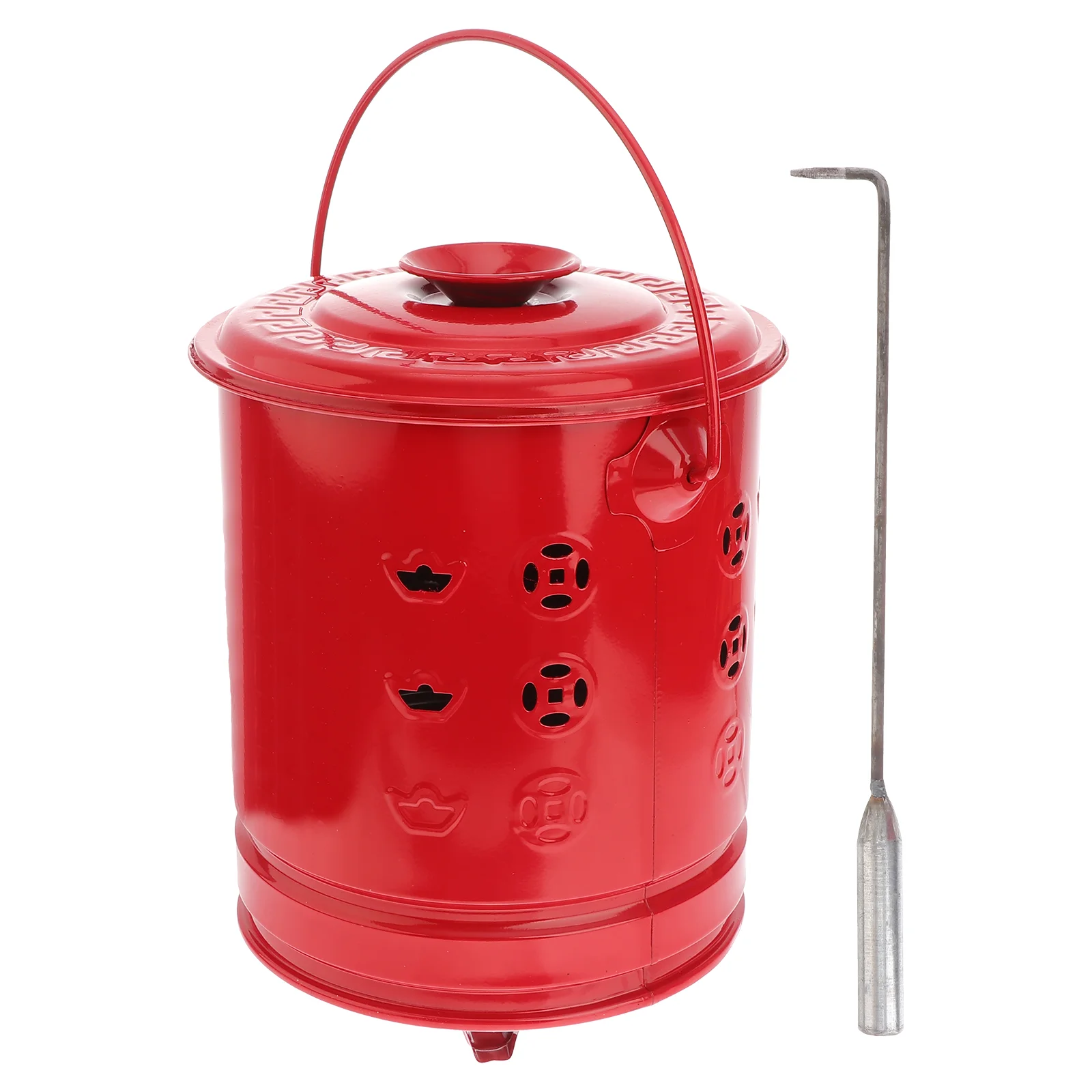 

1 Set Paper Money Burning Burn Money Bucket for Outdoor Garden Home Yard