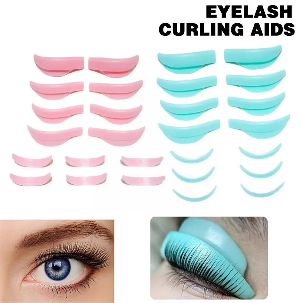 

7 Pairs Eyelash Perming Pad Silicone Eyelashes Perming Curler Makeup Lifting Reusable Eyelash Lash Shield Lift Pads Accessories