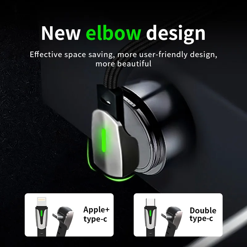 Автомобильный Кабель для быстрой зарядки Type-C на кабель передачи данных Tesla Model 3 Y