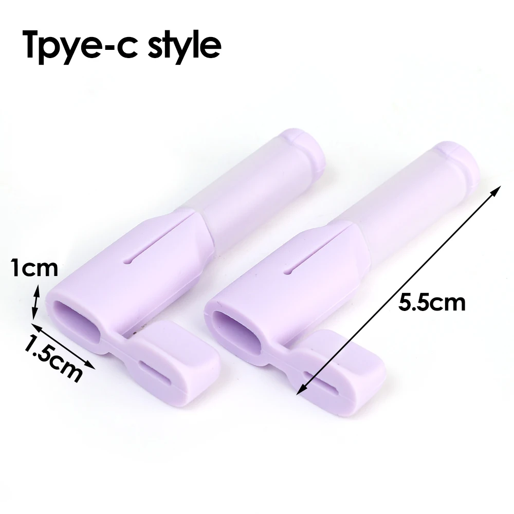 

Силиконовый кабель protector 2 в 1 USB и Type C