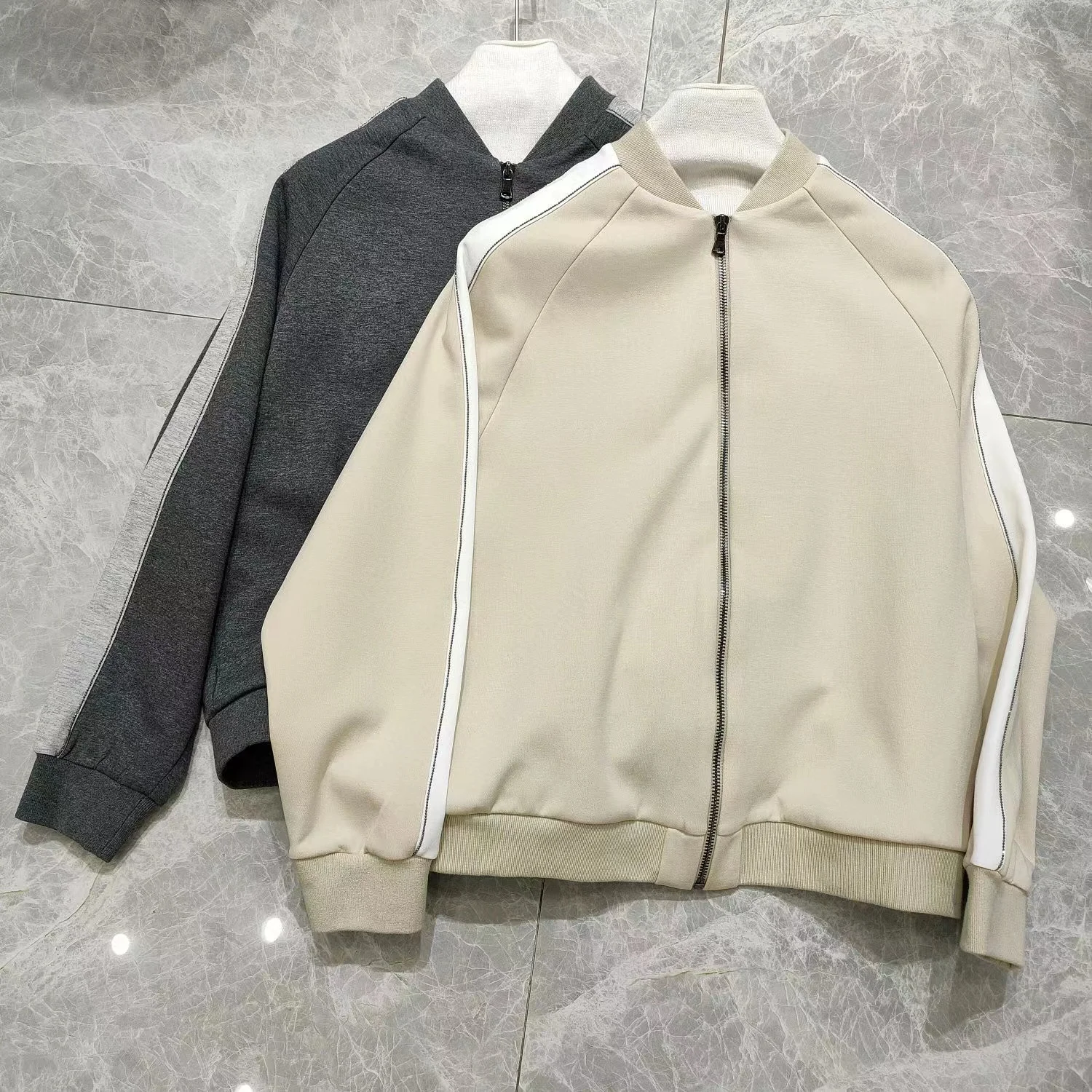 

Fall 2022 High Quality Smart Casual Chain Embellished Cotton Tracksuit