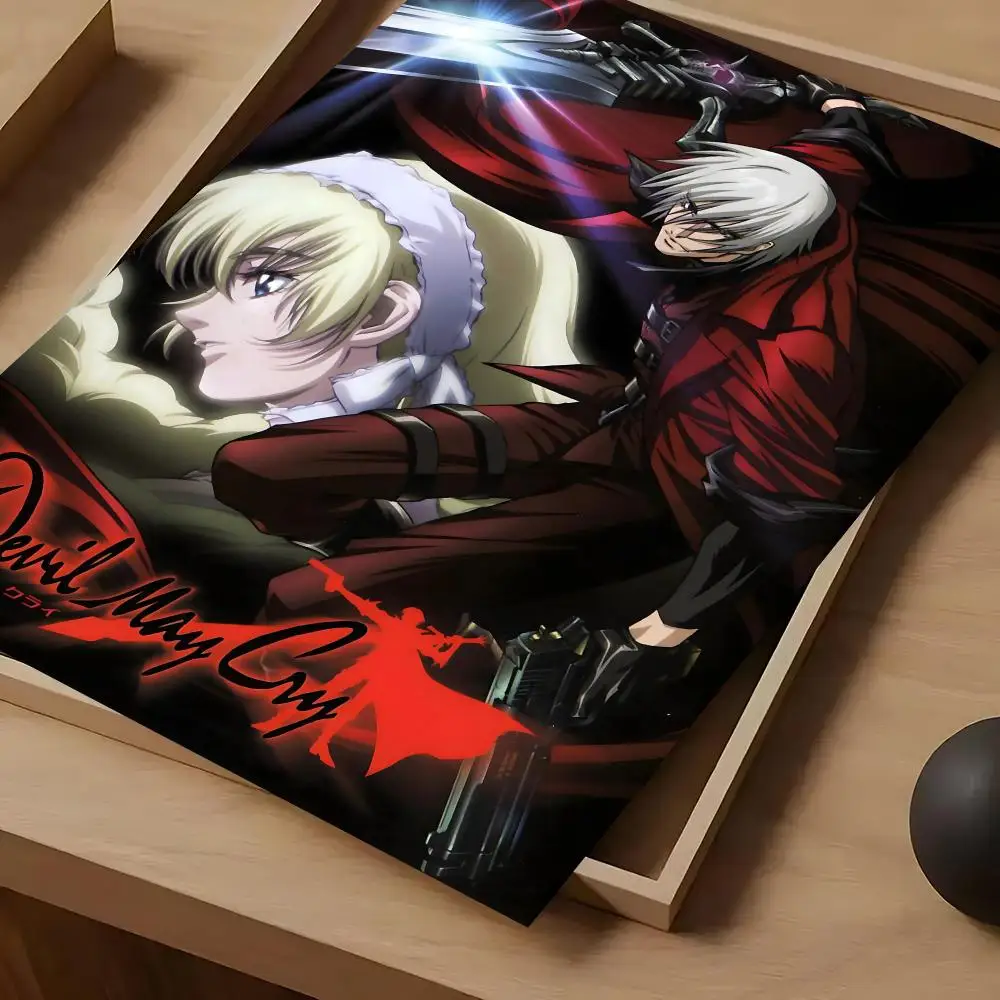 Постер Game D-Devils May C-Cry, самоклеящаяся художественная водонепроницаемая бумажная наклейка, декор для кофейни, бара, комнаты, стены (art.: 3920db4e544a4) - 3920db4e544a4