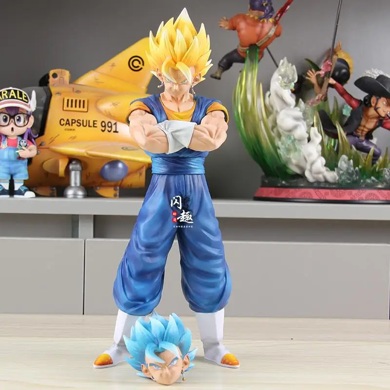 30 см Dragon Ball Z Vegetto Figuras Gogeta Фигурка с двумя головками DBZ Манга Аниме GK Статуя Модель