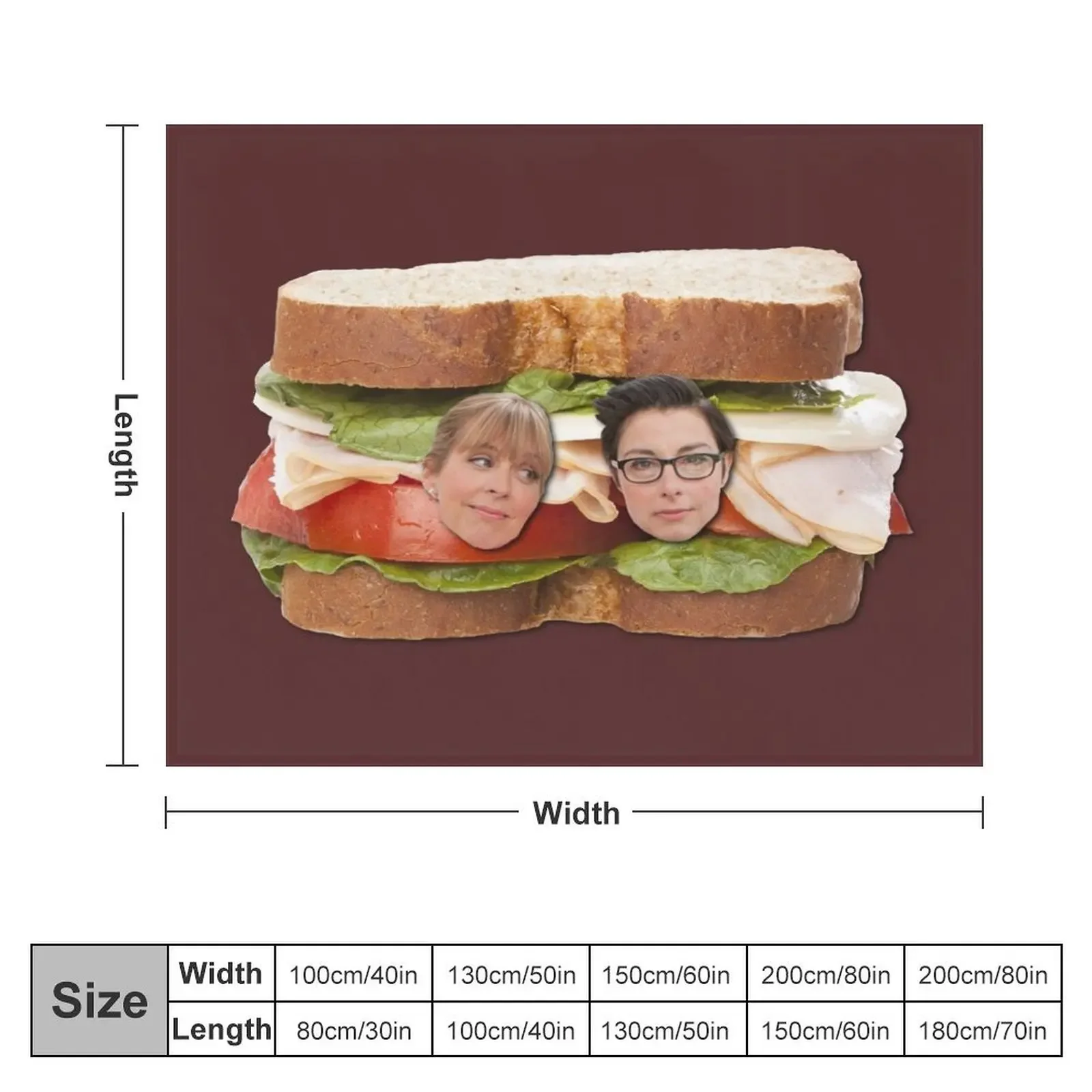 Пеленка для сэндвичей Mel and Sue детские одеяла сна